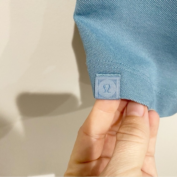 LULULEMON Tech Pique Polo Utility Blue M3BCSS Size XXL - Picture 8 of 10